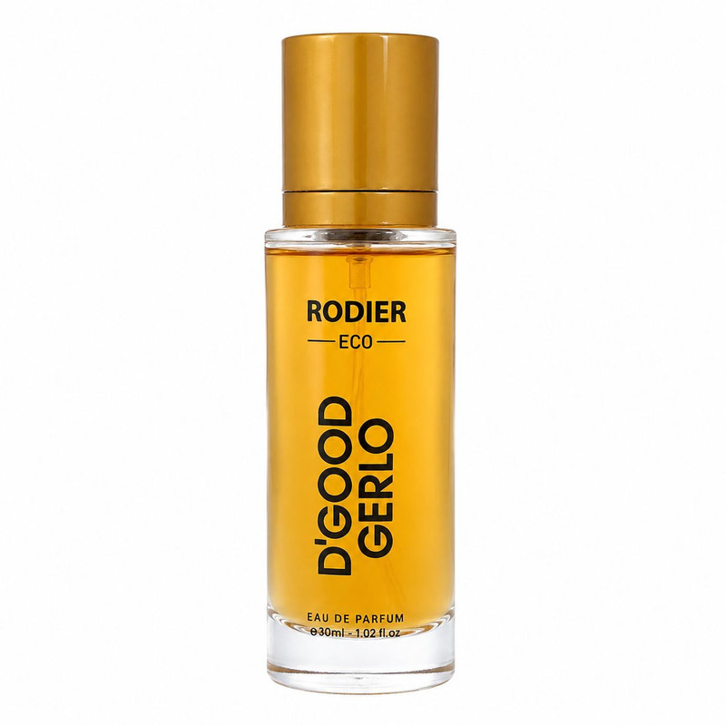 عطر جیبی زنانه رودیر مدل D'Good Gerlo با رایحه تلخ و گلی حجم 30 میلیلیتر