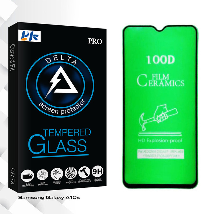 محافظ صفحه نمایش سرامیکی پی کی مدل Delta Glass مناسب برای گوشی موبایل سامسونگ Galaxy A10s