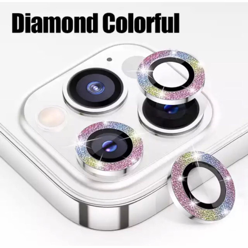 محافظ لنز دوربین جی اف مدل رینگی اکلیلی مناسب برای گوشی موبایل اپل iPhone 14 Pro / 14 Pro Max