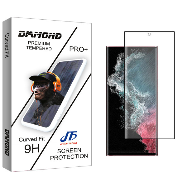 محافظ صفحه نمایش جی اف مدل Diamond Pro مناسب برای گوشی موبایل سامسونگ Galaxy S22 Ultra