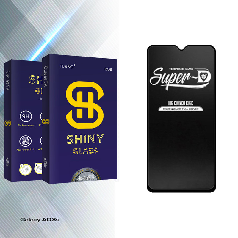 محافظ صفحه نمایش شیشه ای آتوچبو مدل Shiny Glass Super-D مناسب برای گوشی موبایل سامسونگ Galaxy A03s