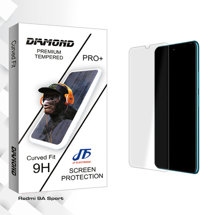 محافظ صفحه نمایش جی اف مدل Diamond Glass MIX01 مناسب برای گوشی موبایل شیائومی Redmi 9A Sport