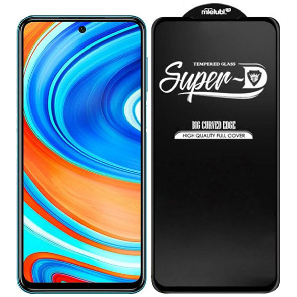 محافظ صفحه نمایش مدل Super D مناسب برای گوشی موبایل شیائومی Redmi Note 9S