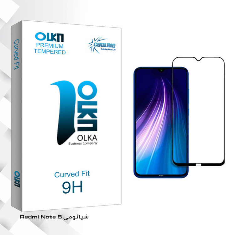 محافظ صفحه نمایش کولینگ مدل Olka glass مناسب برای گوشی موبایل شیائومی Redmi Note 8