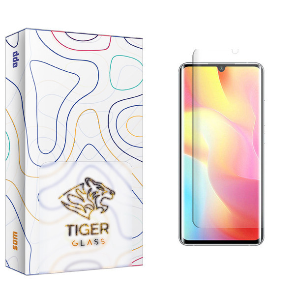 محافظ صفحه نمایش تایگر گلس مدل SAM UV مناسب برای گوشی موبایل شیائومی Mi note 10 Lite