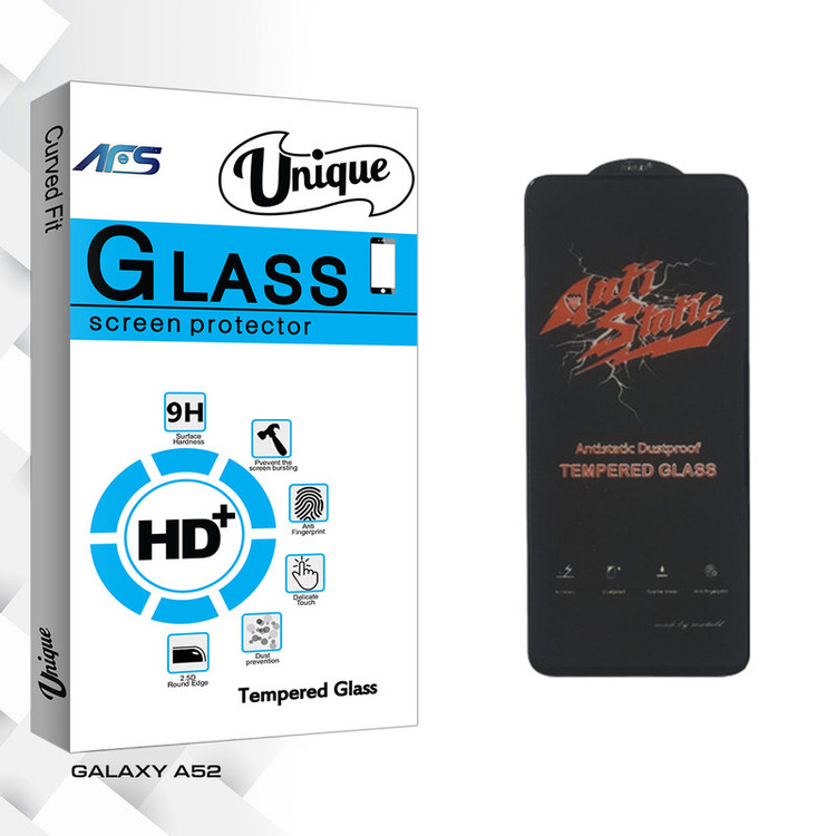 محافظ صفحه نمایش ای اف اس مدل Unique Glass ANTI-STATIC مناسب برای گوشی موبایل سامسونگ GALAXY A52