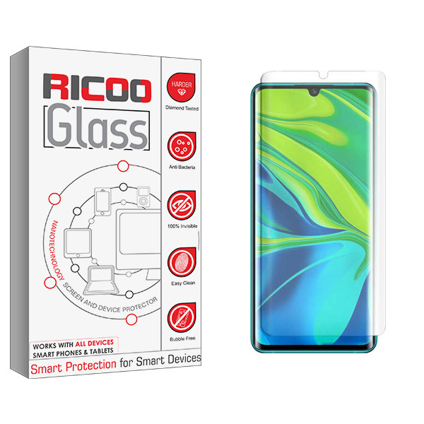 محافظ صفحه نمایش ریکو مدل RC UV مناسب برای گوشی موبایل شیائومی Mi note 10