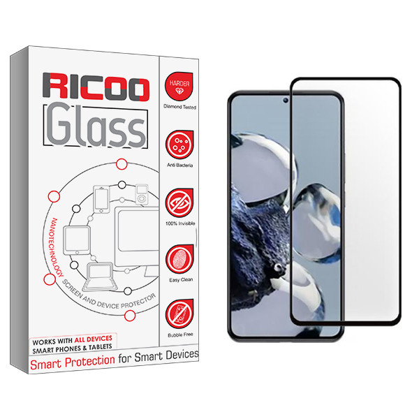محافظ صفحه نمایش شیشه ای ریکو مدل RC مناسب برای گوشی موبایل شیائومی 12T Pro