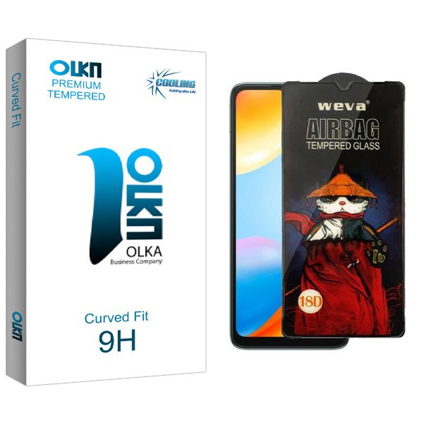 محافظ صفحه نمایش کولینگ مدل Olka Airbag مناسب برای گوشی موبایل شیائومی Poco C40