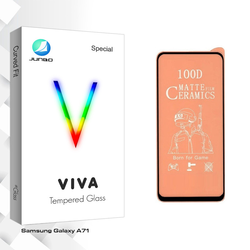 محافظ صفحه نمایش سرامیکی جانبو مدل Viva Glass مناسب برای گوشی موبایل سامسونگ Galaxy A71