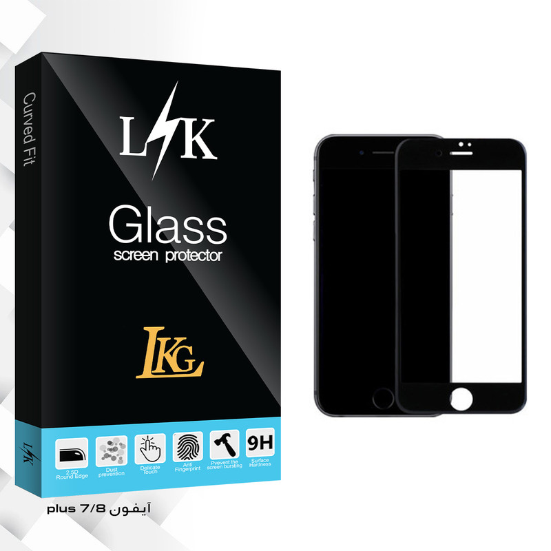 محافظ صفحه نمایش ال کا جی مدل LK Glass مناسب برای گوشی موبایل اپل iPhone 7/8 plus