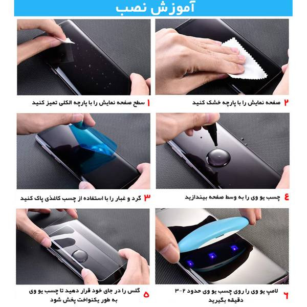 محافظ صفحه نمایش ای اف اس مدل Unique UV مناسب برای گوشی موبایل سامسونگ Galaxy Note 10