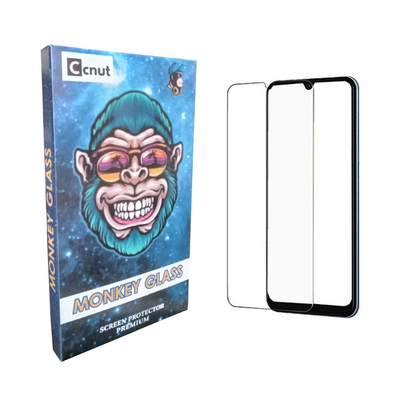 محافظ صفحه نمایش شیشه ای کوکونات مدل مانکی مناسب برای گوشی موبایل Galaxy A12 / A02s / A03s / A03 Core