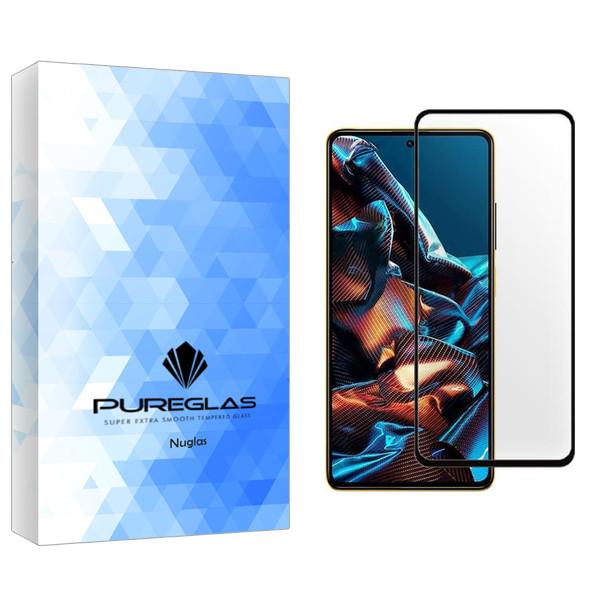 محافظ صفحه نمایش شیشه ای پیور گلس مدل NuGlas مناسب برای گوشی موبایل شیائومی Poco X5 Pro 5G