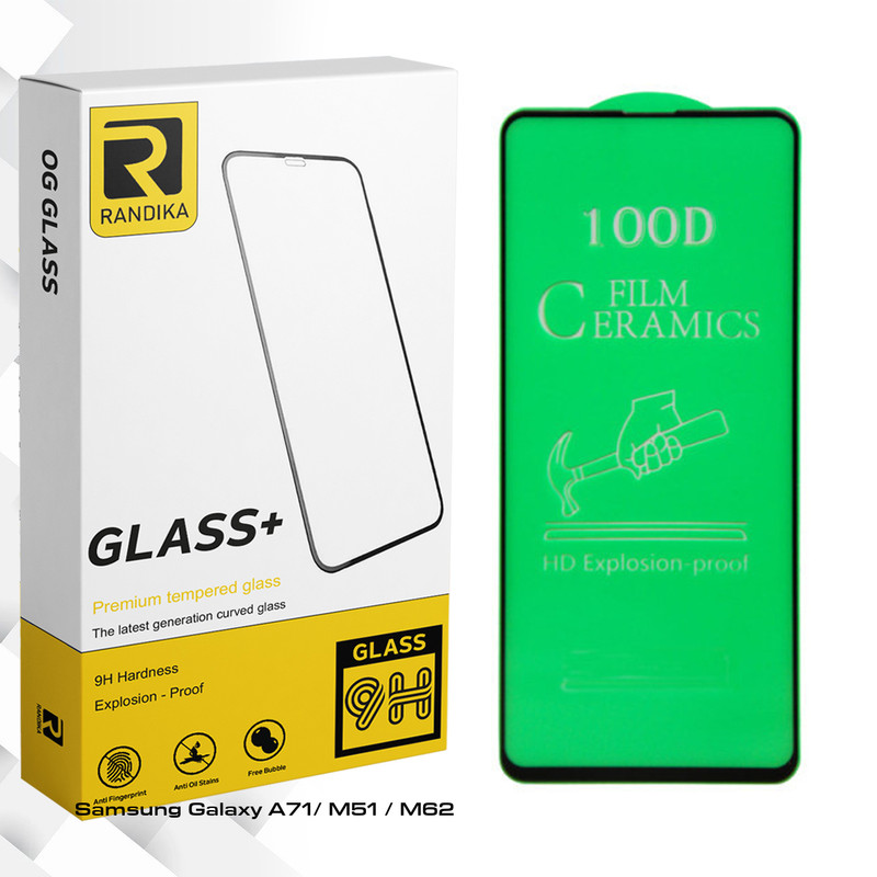 محافظ صفحه نمایش سرامیکی راندیکا مدل GLD مناسب برای گوشی موبایل سامسونگ Galaxy A71/ M51 / M62