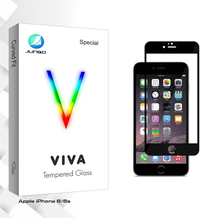 محافظ صفحه نمایش شیشه ای جانبو مدل Viva Glass مناسب برای گوشی موبایل اپل iphone 6/6s