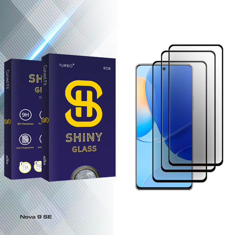 محافظ صفحه نمایش سرامیکی آتوچبو مدل Shiny Glass MIX2106 مناسب برای گوشی موبایل هوآوی Nova 9 SE بسته سه عددی