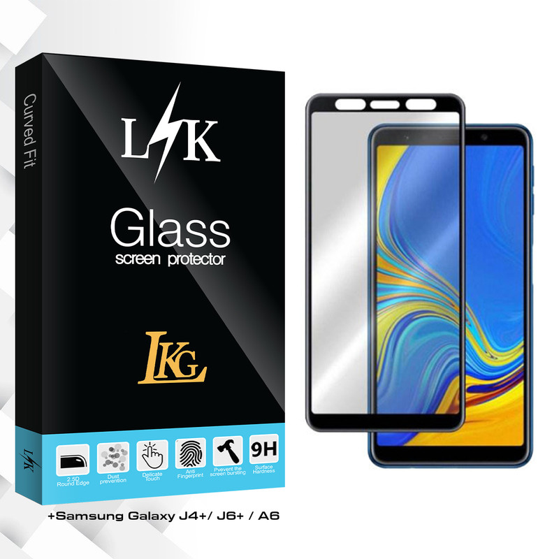 محافظ صفحه نمایش مات ال کا جی مدل LK Glass مناسب برای گوشی موبایل سامسونگ Galaxy J4/ J6 /A6 plus