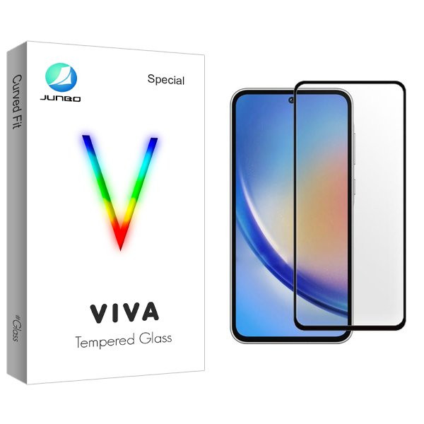 محافظ صفحه نمایش شیشه ای جانبو مدل Viva مناسب برای گوشی موبایل سامسونگ Galaxy A55