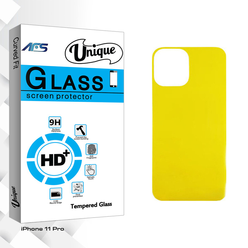 محافظ پشت گوشی ای اف اس مدل Unique Glass FLL مناسب برای گوشی موبایل اپل iPhone 11 Pro