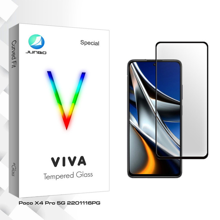 محافظ صفحه نمایش سرامیکی شفاف جانبو مدل Viva Glass مناسب برای گوشی موبایل شیائومی Poco X4 Pro 5G 2201116PG