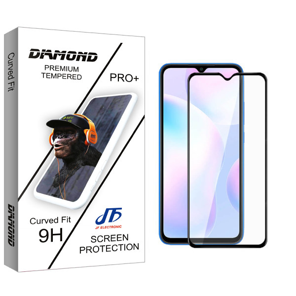 محافظ صفحه نمایش سرامیکی جی اف مدل Diamond glass مناسب برای گوشی موبایل شیائومی Redmi 9