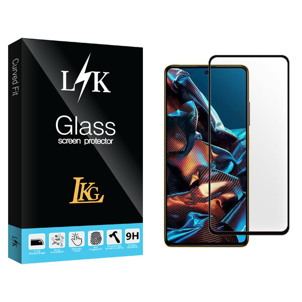 محافظ صفحه نمایش شیشه ای ال کا جی مدل LK مناسب برای گوشی موبایل شیائومی Poco X5 Pro 5G