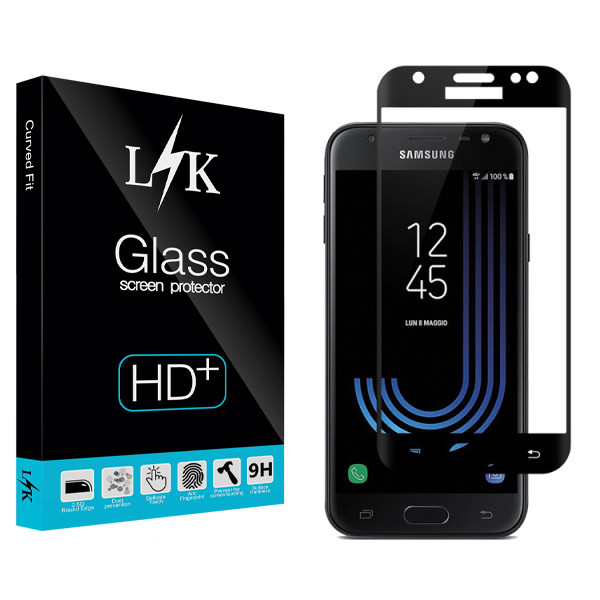 محافظ صفحه نمایش سرامیکی ال کی مدل Hard glass مناسب برای گوشی موبایل سامسونگ Galaxy J5 pro