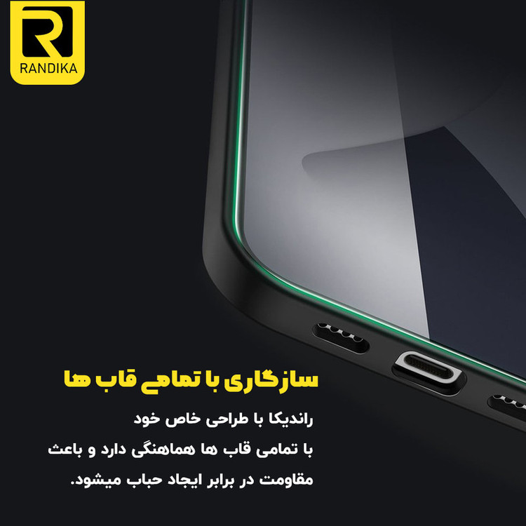 محافظ صفحه نمایش 9D راندیکا مدل Gld مناسب برای گوشی موبایل اپل Iphone 11pro max