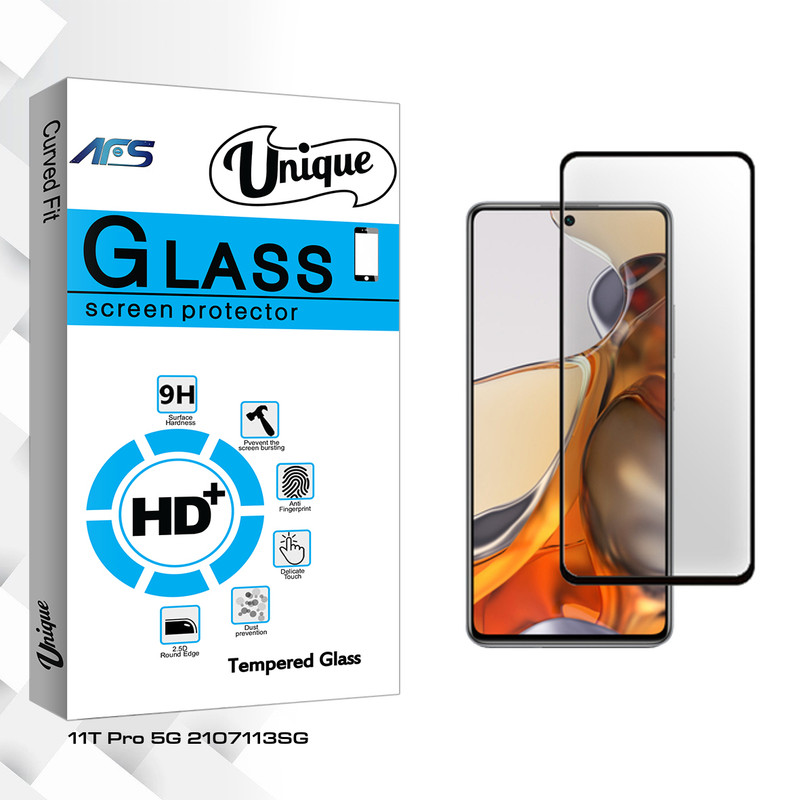 محافظ صفحه نمایش سرامیکی ای اف اس مدل Unique Glass مناسب برای گوشی موبایل شیائومی 11T Pro 5G 2107113SG