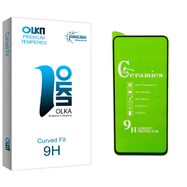محافظ صفحه نمایش کولینگ مدل Olka glass مناسب برای گوشی شیائومی Redmi Note 9S