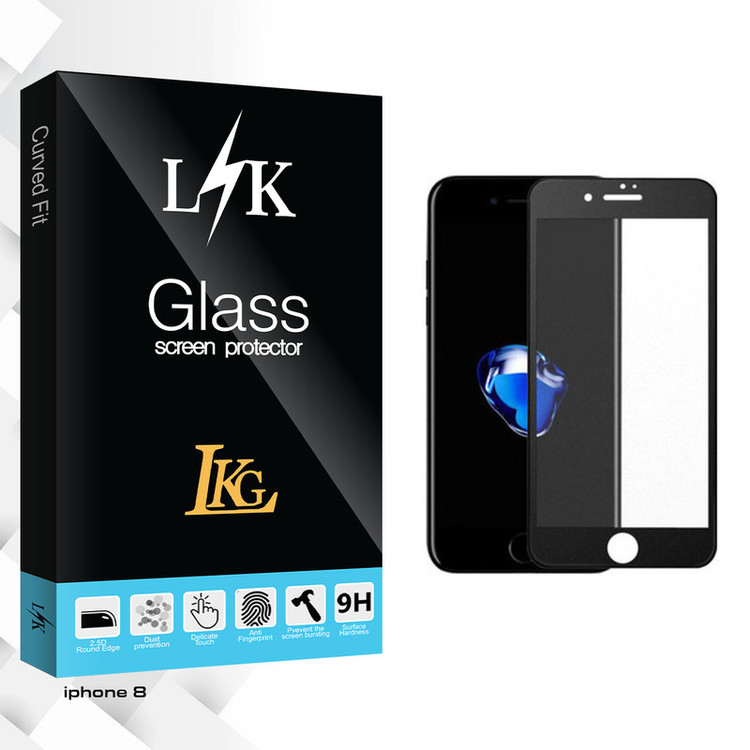 محافظ صفحه نمایش شیشه ای ال کا جی مدل LK Glass مناسب برای گوشی موبایل اپل iphone 8