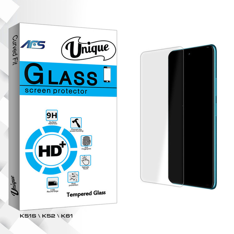 محافظ صفحه نمایش شیشه ای ای اف اس مدل Unique Glass MIX مناسب برای گوشی موبایل ال جی K51S \ K52 \ K61