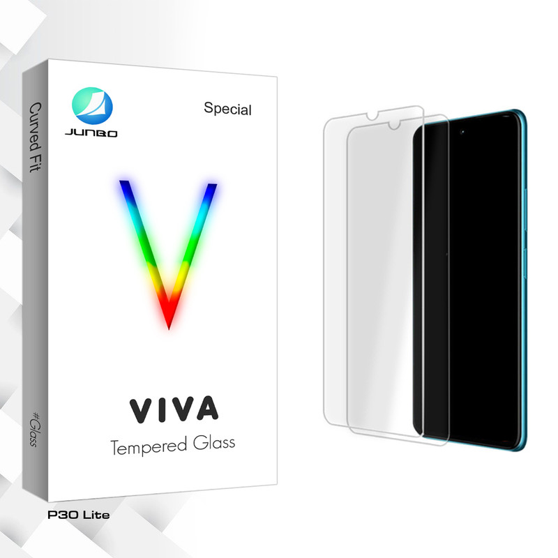محافظ صفحه نمایش شیشه ای جانبو مدل Viva Glass MIX مناسب برای گوشی موبایل هوآوی P30 Lite بسته دو عددی