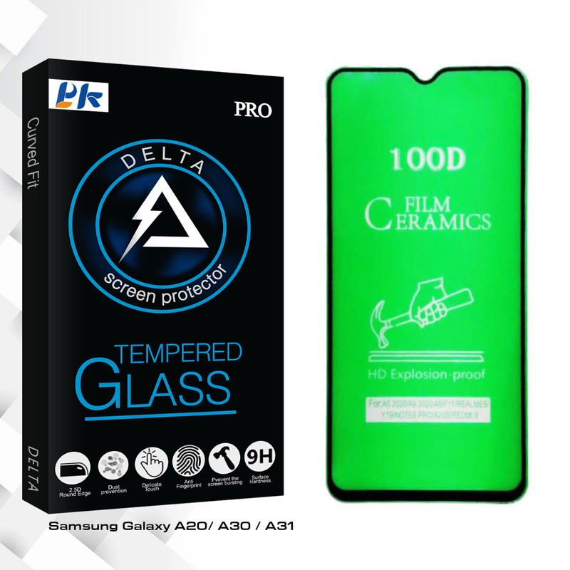 محافظ صفحه نمایش سرامیکی پی کی مدل Delta Glass مناسب برای گوشی موبایل سامسونگ Galaxy A20/ A30 / A31