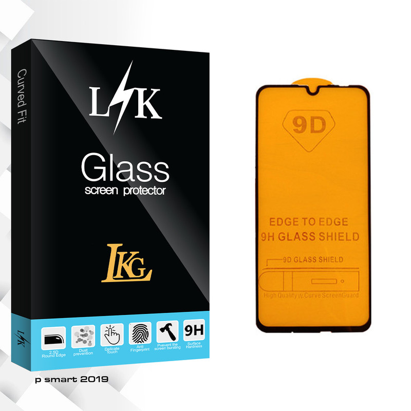 محافظ صفحه نمایش ال کا جی مدل LK Glass مناسب برای گوشی موبایل هوآوی p smart 2019