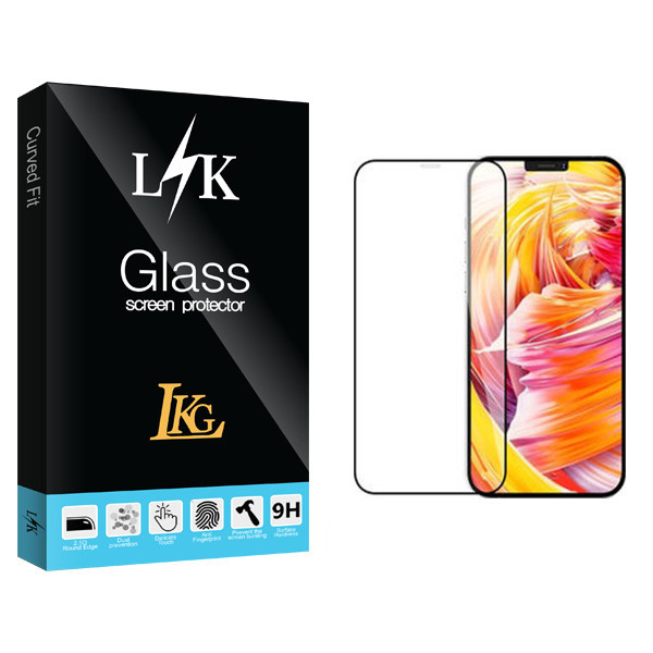 محافظ صفحه نمایش ال کا جی مدل LK Glass مناسب برای گوشی موبایل اپل iPhone 12 mini