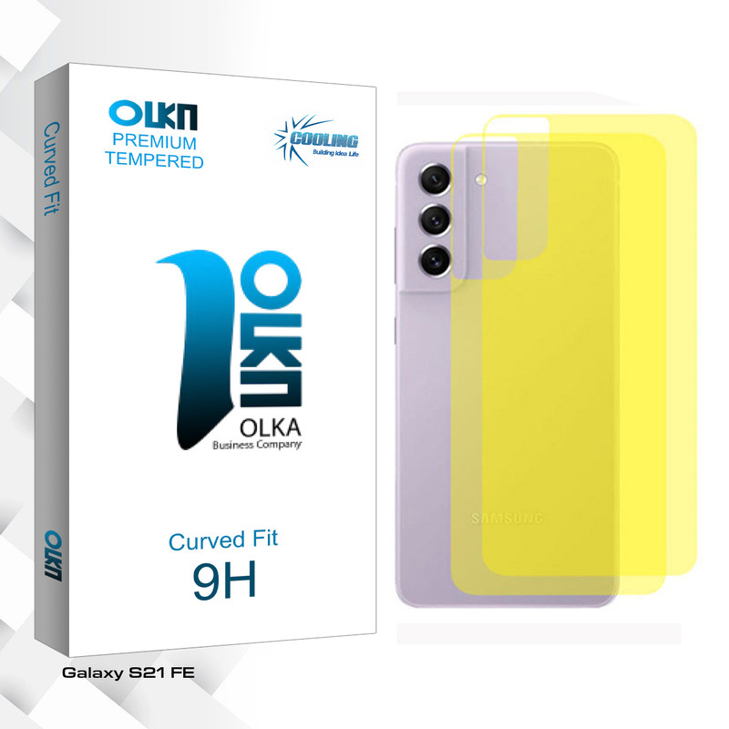 محافظ پشت گوشی کولینگ مدل Olka Glass مناسب برای گوشی موبایل سامسونگ Galaxy S21 FE بسته 2 عددی