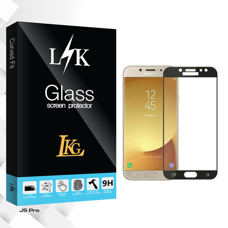 محافظ صفحه نمایش شیشه ای ال کا جی مدل LK Glass مناسب برای گوشی موبایل سامسونگ Galaxy J5 Pro