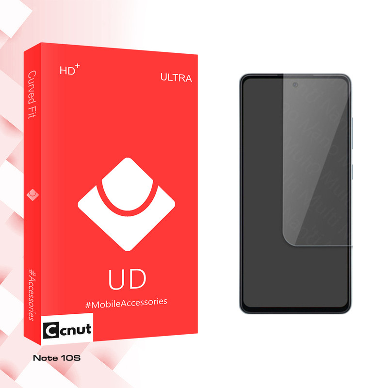 محافظ صفحه نمایش شیشه ای کوکونات مدل UD Ultra مناسب برای گوشی موبایل شیائومی Note 10S