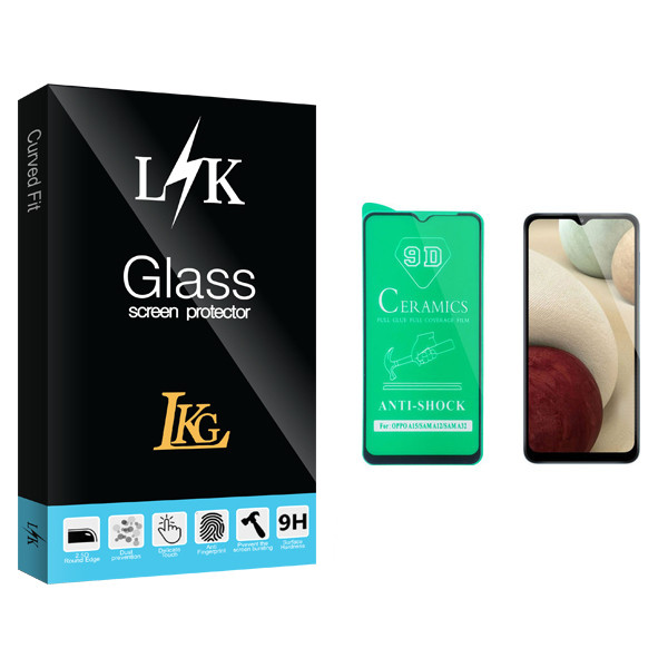 محافظ صفحه نمایش سرامیکی ال کا جی مدل LK Glass مناسب برای گوشی موبایل سامسونگ Galaxy A12