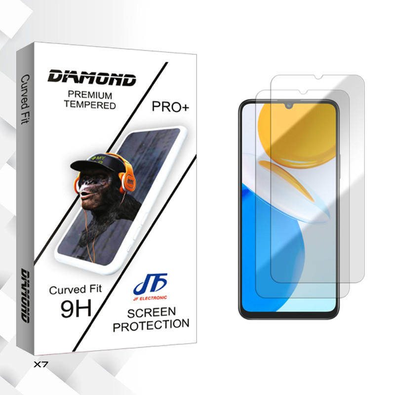 محافظ صفحه نمایش شیشه ای جی اف مدل Diamond GlassMIX2106 مناسب برای گوشی موبایل آنر X7 بسته دو عددی