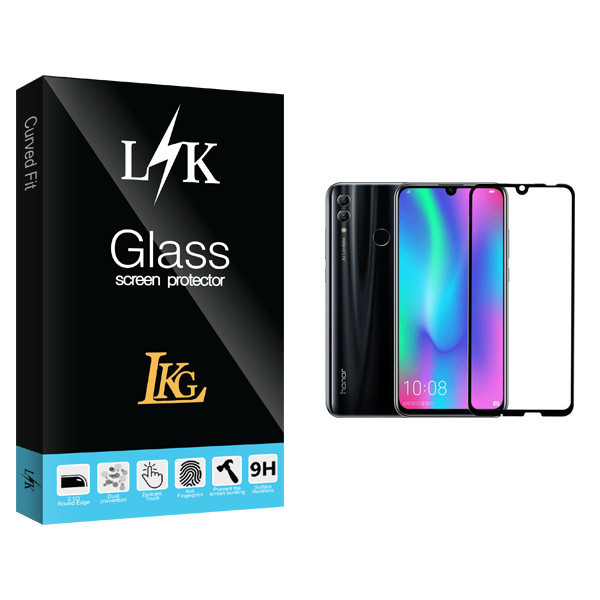 محافظ صفحه نمایش 5D ال کا جی مدل LK Glass مناسب برای گوشی موبایل آنر 10 Lite
