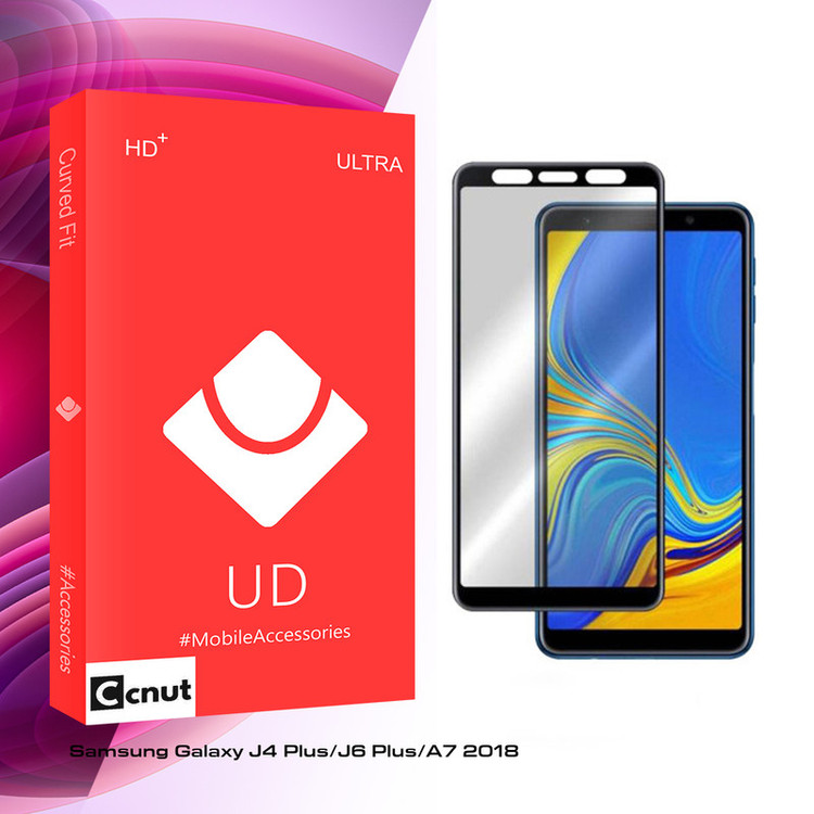محافظ صفحه نمایش سرامیکی کوکونات مدل UD Glass مناسب برای گوشی موبایل سامسونگ Galaxy J4 Plus/J6 Plus/A7 2018