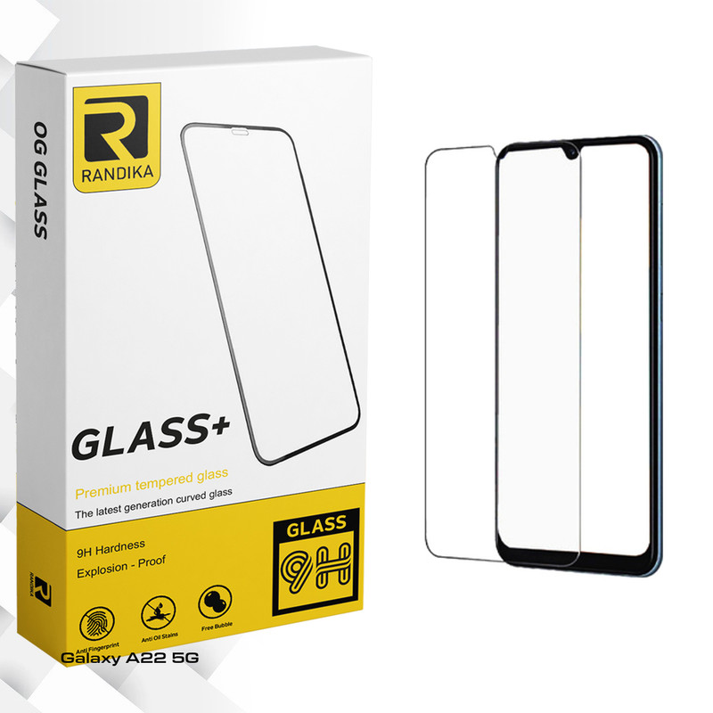محافظ صفحه نمایش شیشه ای راندیکا مدل Randika Glass مناسب برای گوشی موبایل سامسونگ Galaxy A22 5G