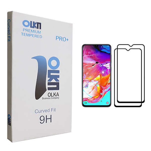 محافظ صفحه نمایش الکا مدل +PRO مناسب برای گوشی موبایل سامسونگ Galaxy A70 بسته دو عددی