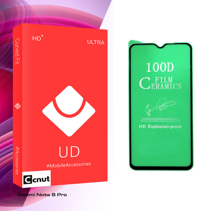 محافظ صفحه نمایش کوکونات مدل UD Glass مناسب برای گوشی موبایل شیائومی Redmi Note 8 Pro