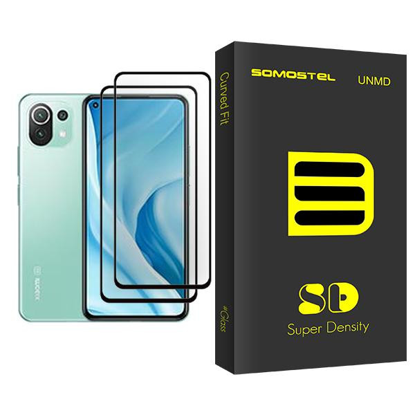 محافظ صفحه نمایش سوماستل مدل SD Glass MIX002 مناسب برای گوشی موبایل شیائومی Mi 11 Lite 5G بسته دو عددی