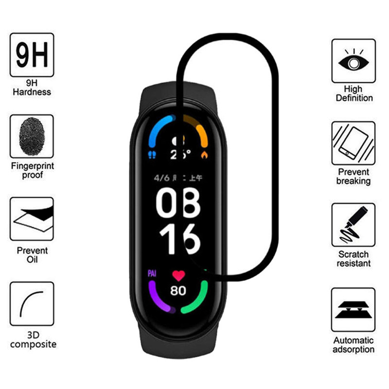 محافظ صفحه نمایش گودزیلا مدل G-PMMA مناسب برای مچ بند هوشمند شیائومی Mi Band 5 بسته 2 عددی