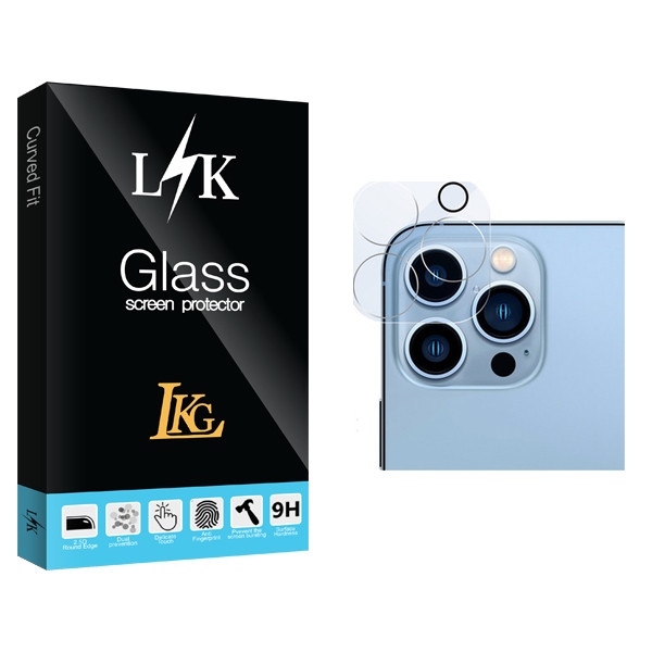 محافظ لنز دوربین ال کا جی مدل LK Glass FLL مناسب برای گوشی موبایل اپل iPhone 12 Pro